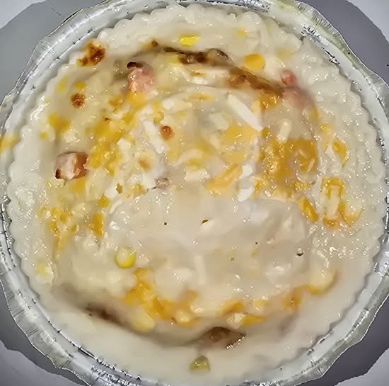 Baked Sole Fillet with Cream Sauce on Rice 白汁焗魚塊飯